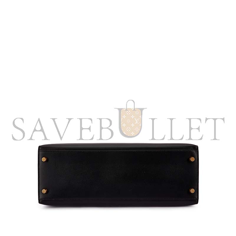 H**mes vintage black box kelly 32 gold hardware (32*23*10.5cm)
